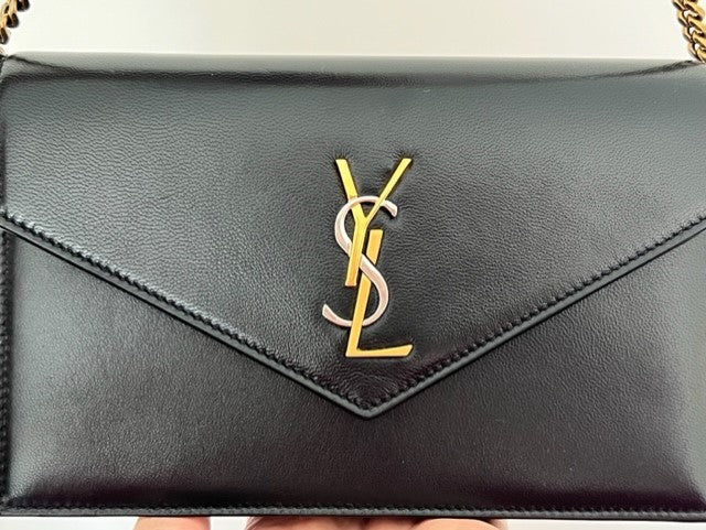 YSL Cassandre leather shoulder bag