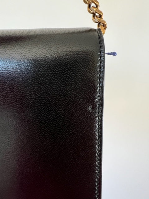 YSL Cassandre leather shoulder bag