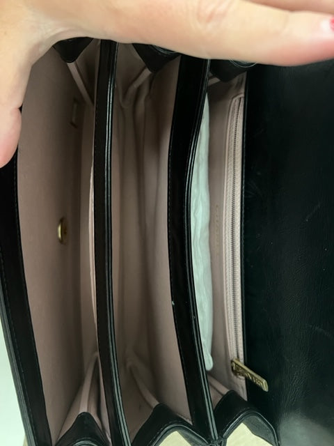 Vintage Chanel Timeless Classique Top Handle in Black