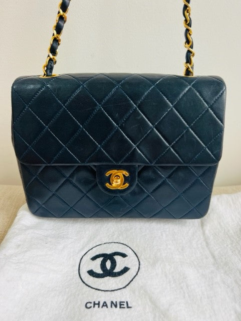 Chanel Vintage Classic Quilted Single Flap Bag