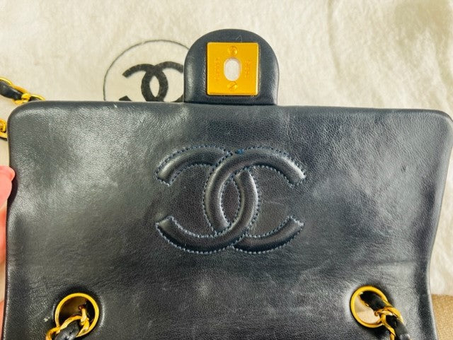 Chanel Vintage Classic Quilted Single Flap Bag