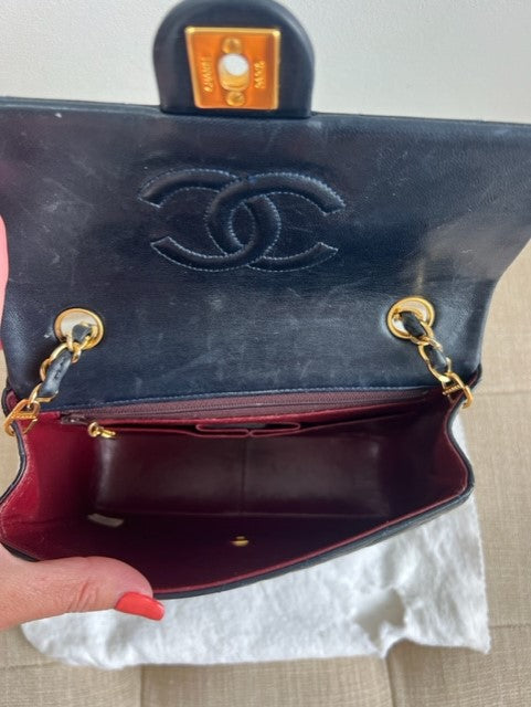 Chanel Vintage Classic Quilted Single Flap Bag