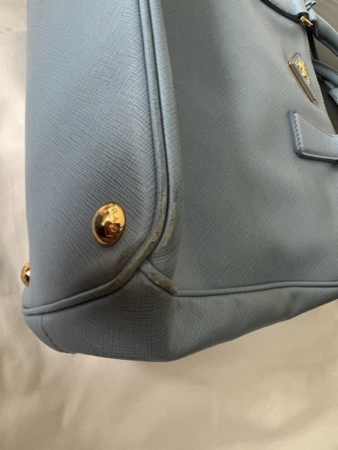 Prada Saffiano Lux - Astrale blue