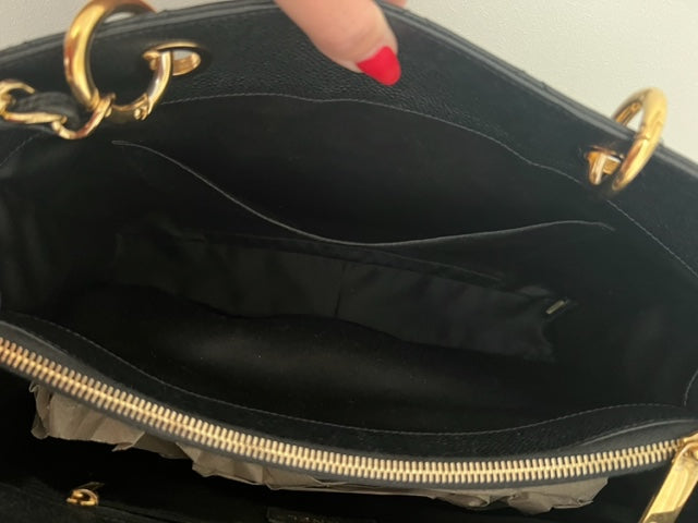 SOLD - Chanel Black Caviar Grand Shopper Tote (GST)