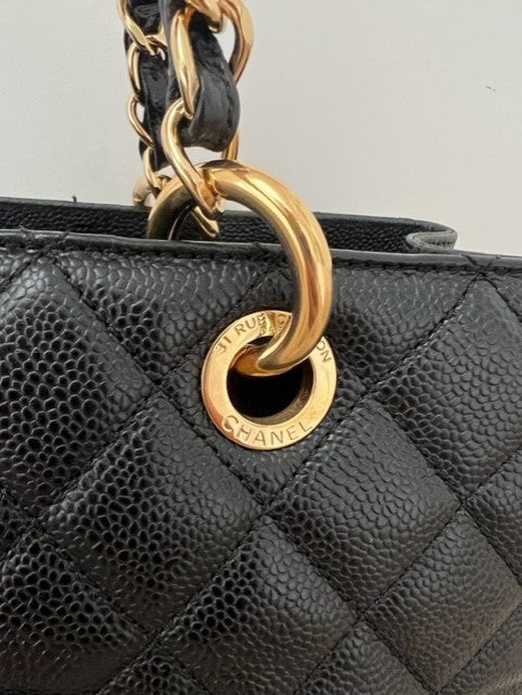 SOLD - Chanel Black Caviar Grand Shopper Tote (GST)